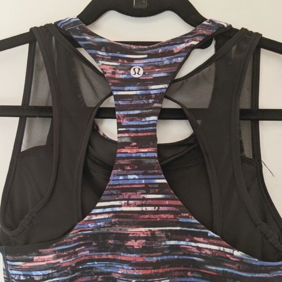 Lululemon Break Free Tank Nulux Hinshu Alpine 2 - Picture 10 of 15